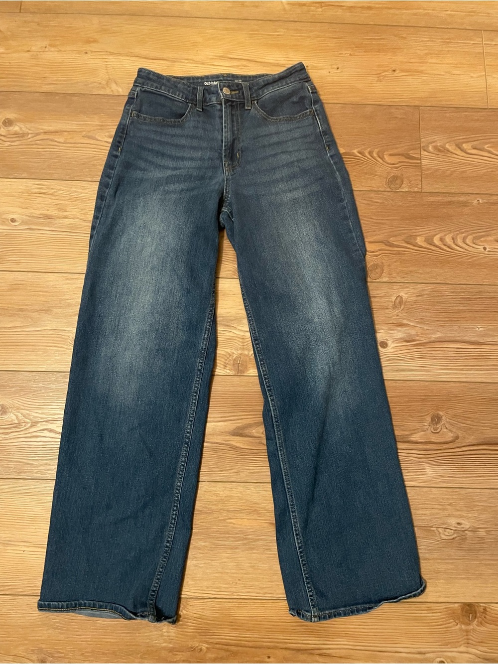 Women’s Old Navy Dark Blue Wide Leg Jeans
